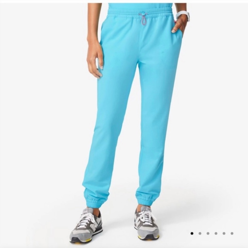 Women’s Neon Blue Muli - Jogger Scrub Pants